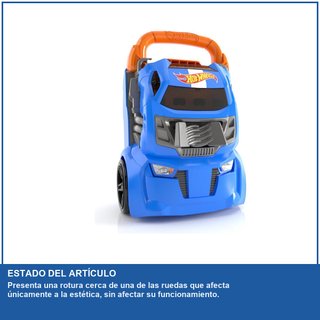 - Hot Wheels guardacoches lanzador 4 pistas