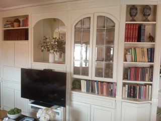 Muebles de salón madera maciza