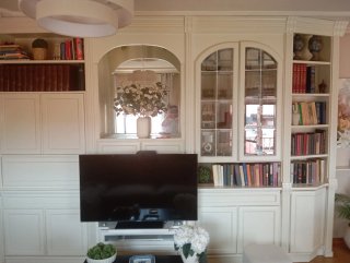 Muebles de salón madera maciza