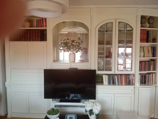 Muebles de salón madera maciza