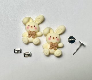 Kit DIY para brincos de coelho