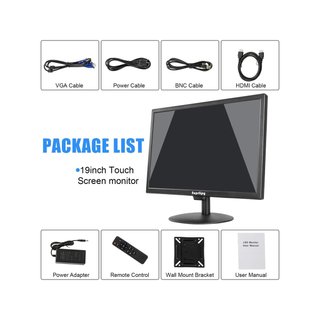 - Suprlipy monitor táctil capacitivo 19 pulgadas