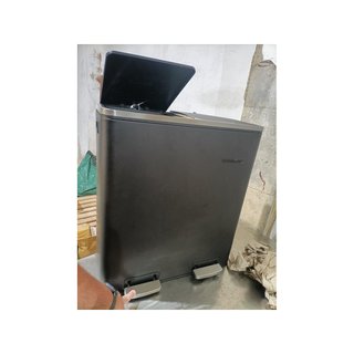 - SONGMICS LTB60BK cubo basura reciclaje pedal