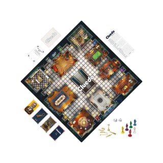 - Hasbro Cluedo juego mesa estrategia misterio