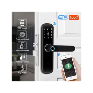 TUYA cerradura inteligente puerta huellas