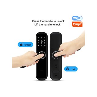 TUYA cerradura inteligente puerta huellas