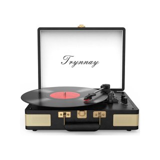 Trynnay tocadiscos portátil vinilo vintage