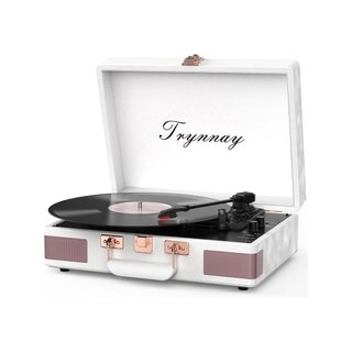 Trynnay tocadiscos portátil vinilo vintage