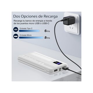 Dbasne batería externa portátil carga rápida