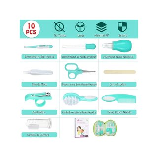Set cuidado bebé kit aseo viaje