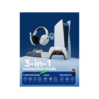 NUBWO G06 Pro Auriculares Gaming inalámbricos PS5