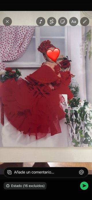 Vestido de gitana rojo