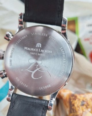 Reloj Maurice Lacroix Cronógrafo Negro/Plata