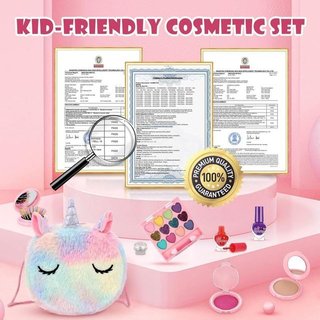 Set Maquillaje Infantil Unicornio Bolso