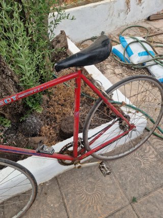 Bicicleta Peugeot Antigua Roja