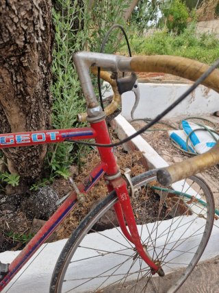 Bicicleta Peugeot Antigua Roja
