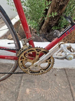 Bicicleta Peugeot Antigua Roja