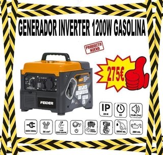 GENERADORES GASOLINA 1000W a 6500W