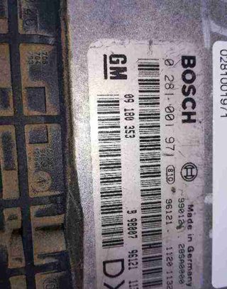 Opel 1350414 centralita motor uce 0281001971 astra