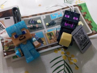 Action Figures Minecraft da Kinder Joy