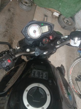 Kawasaki Z750 Naked Negra