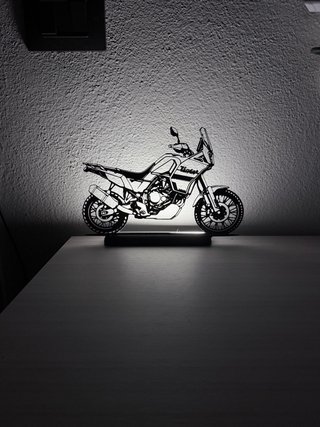 Tenere 700 World Raid Silhouette Illuminata