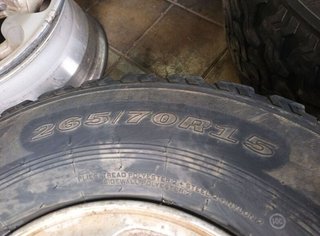 Juego de llantas mitsubishi 98751 montero v20 v40