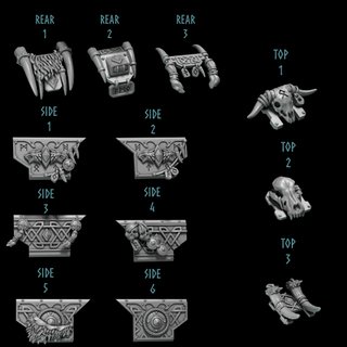 Decoración Motorbike Primal Hounds WH40k