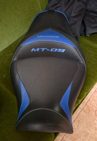 Asiento Moto Yamaha MT-09 Confort Negro/Azul