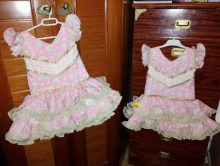Conjunto Trajes Flamenca Niña Corto