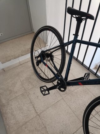Bicicleta urbana azul