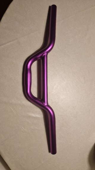 Manillar y potencia stunt/BMX morado