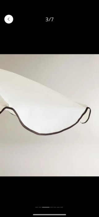 Sombrilla Zara Home Beige/Negro 160cm