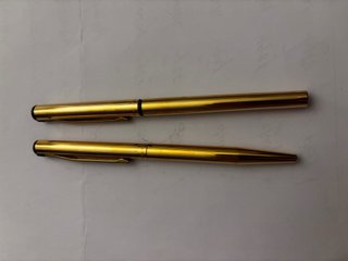 Set Sheaffer Dorado Pluma + Bolígrafo Estuche Vint