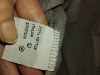 Maglietta Converse Uomo Taglia L Grigia Blu