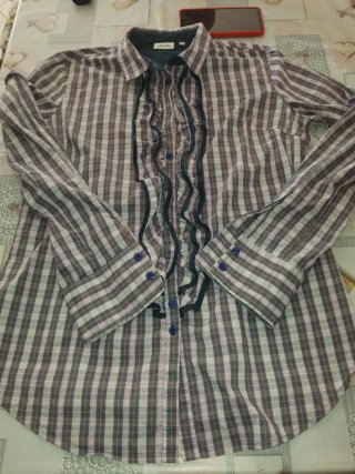 Camicia Ellesse a quadri donna taglia XL