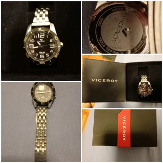 Reloj Viceroy Mujer/Niñ@. Negro y Blanco.