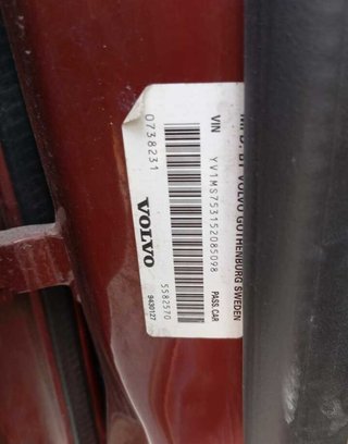 Volvo 489392 capot s40 berlina 2.0 d kinetic