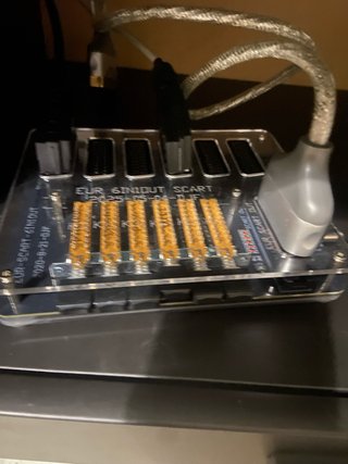 Conmutador SCART RGB 6 Entradas/1 Salida