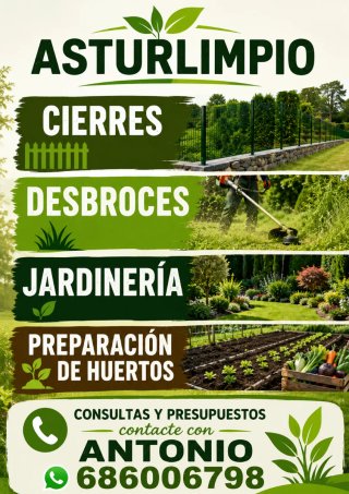 Desbroces jardinería
