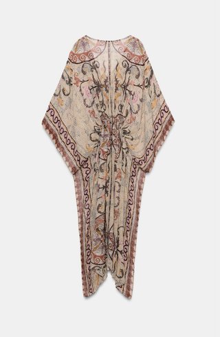 Vestido Túnica Estampado Zara Talla L-XL