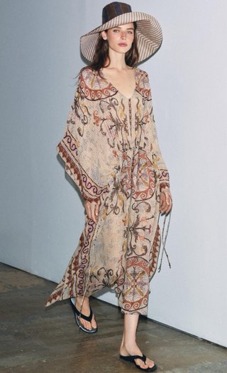Vestido Túnica Estampado Zara Talla L-XL