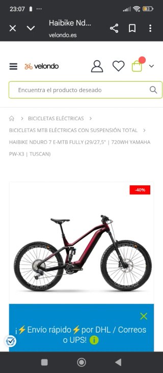 Bicicleta eléctrica Haibike