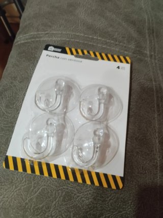 4 Ganchos con Ventosa