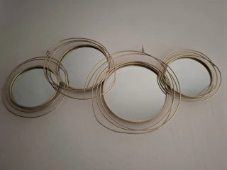 Decoración de Pared  de Metal Dorado Nuevo