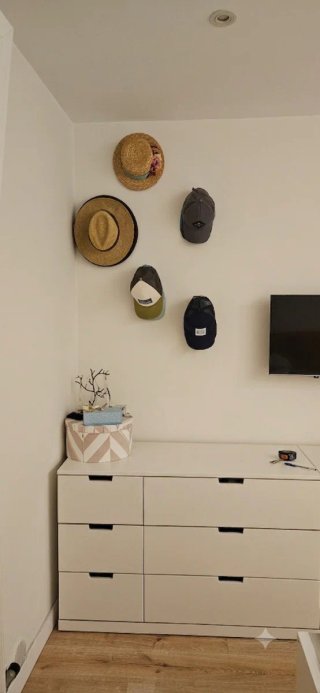 Cómoda blanca 6 cajones. Nordli ikea