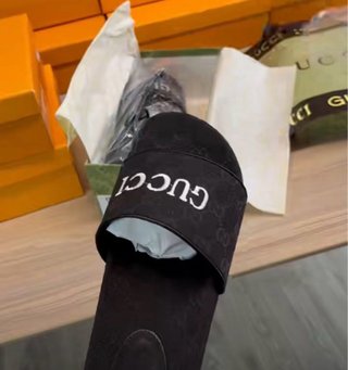 Chanclas Gucci Hombre Negras Precio al privado