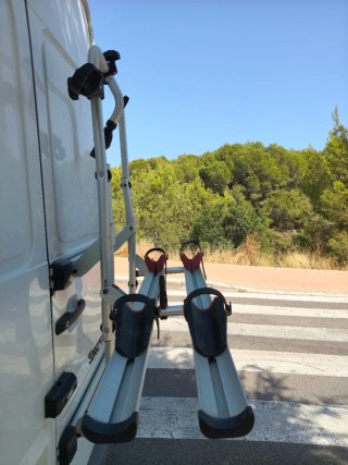 Portabicicletas Fiamma para furgoneta