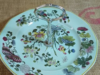 Adams Calyx Ware Ming Jade Fuente Vintage