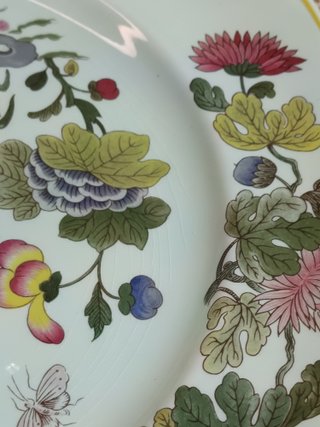 Adams Calyx Ware Ming Jade Fuente Vintage